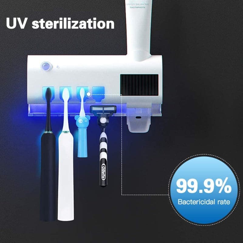 Dispensador De Crema Dental Con Esterilización Uv