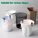 10 piezas de Clips para Bolsas de Basura de Plástico - Abrazaderas Resistentes para Cubos de Basura con Sujeción Segura para Cocina, Baño, Oficina - Evita Derrames y Desorden, Fácil de Usar, Herramienta de Prevención de Derrames | Clip Versátil | Mecanis