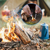 Pedernal Encendedor Camping Supervivencia Iniciador de Fuego + Rascador Metálico AE250