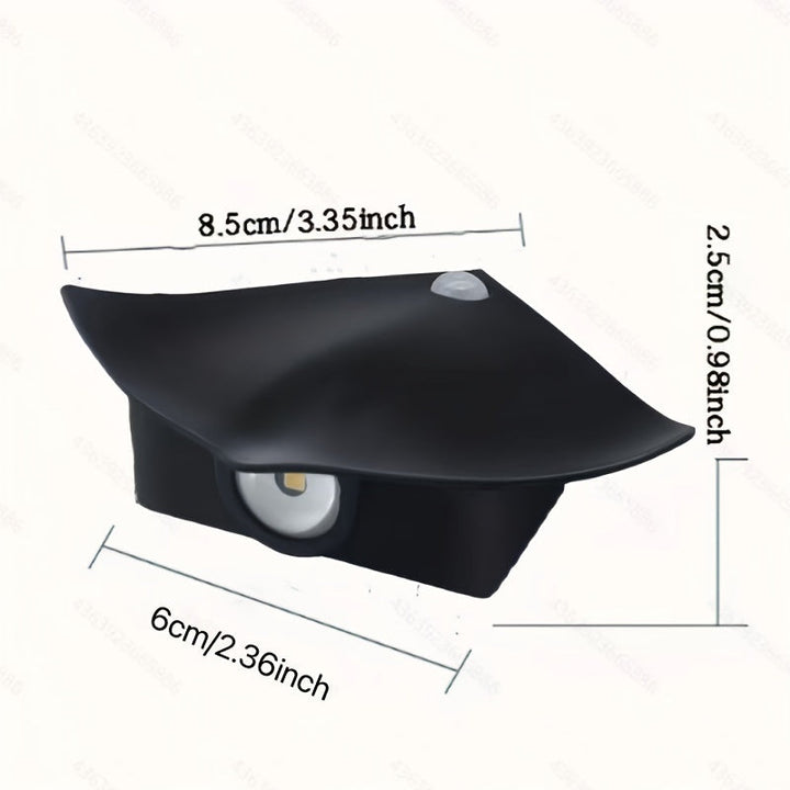 1pc Luces de Pared Modernas con Sensor de Movimiento de Manta, Lámparas Nocturnas LED, de Plástico para Dormitorio, Escalera, Sala de Estar, Armario