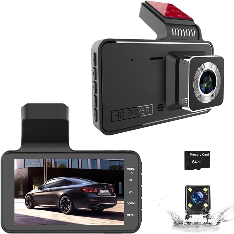 XRC TECH Dash Camara de Salpicadero Doble FHD 1080p