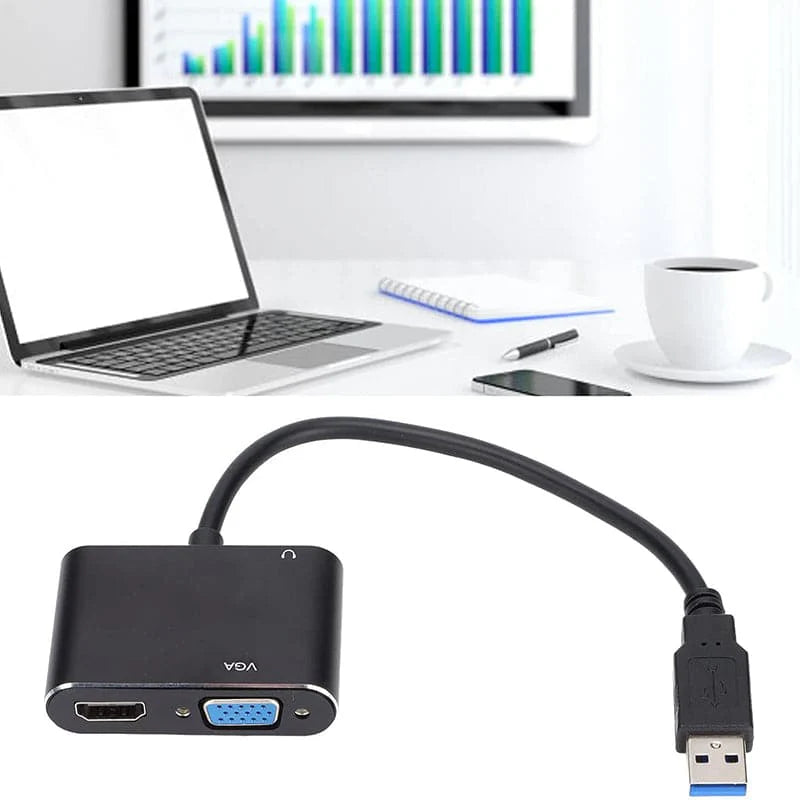 Adaptador USB HDTV/VGA