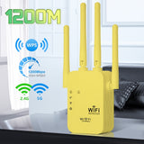 Extensor de WiFi OEKE-1200Mbps - Repetidor/Enrutador inalámbrico, Cobertura de hasta 10,000 pies cuadrados, Antiinterferencias, Ideal para noches de juegos en familia y celebraciones al aire libre - Enchufe estadounidense, Regalo perfecto para cumpleaños