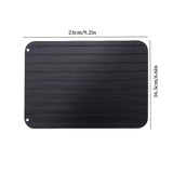 Plato de descongelación rápida para alimentos congelados, carnes, frutas - Plato de descongelación rápida de aluminio, bandeja de descongelación, gadget de cocina Master