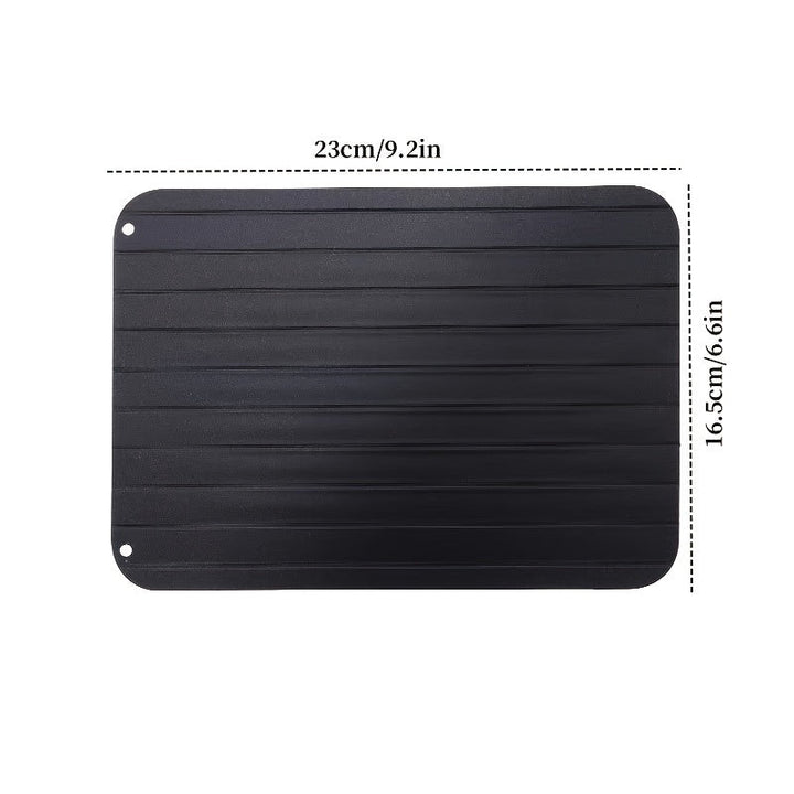 Plato de descongelación rápida para alimentos congelados, carnes, frutas - Plato de descongelación rápida de aluminio, bandeja de descongelación, gadget de cocina Master