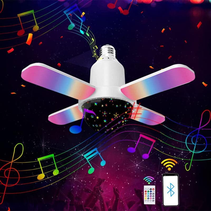 Lampara de Techo LED RGB Bluetooth con Altavoz