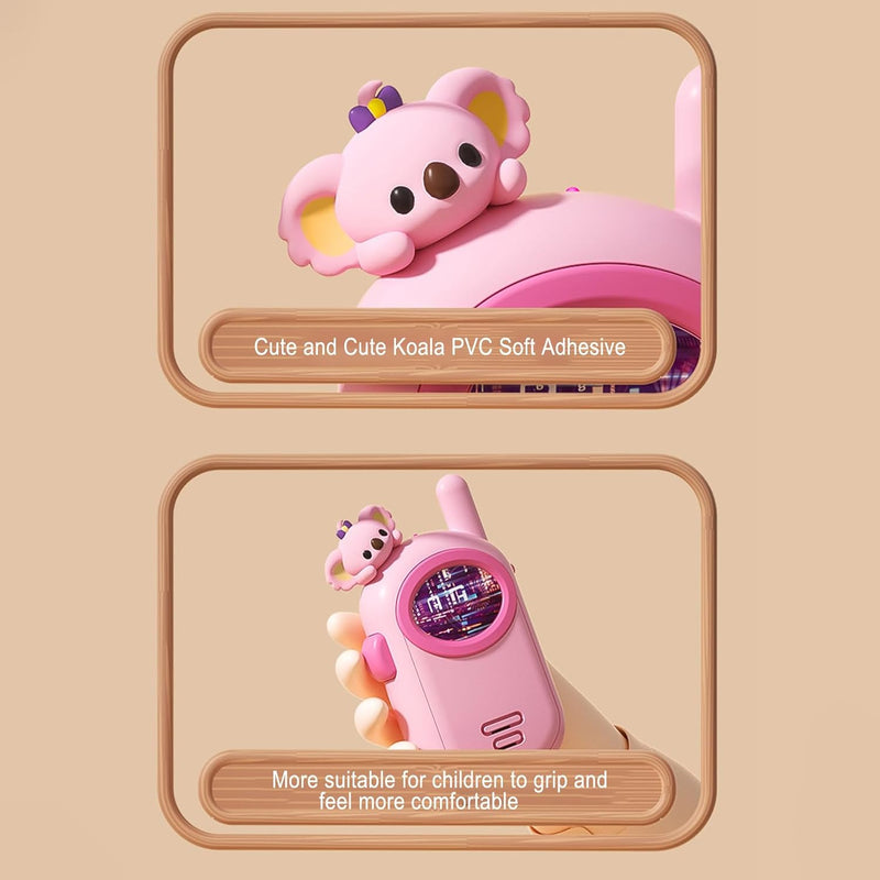 WALKIE TALKIE INFANTIL CON DISEÑO DE KOALA ¡COMUNICACIÓN DIVERTIDA Y SEGURA PARA LOS PEQUEÑOS! FDE89820 STB