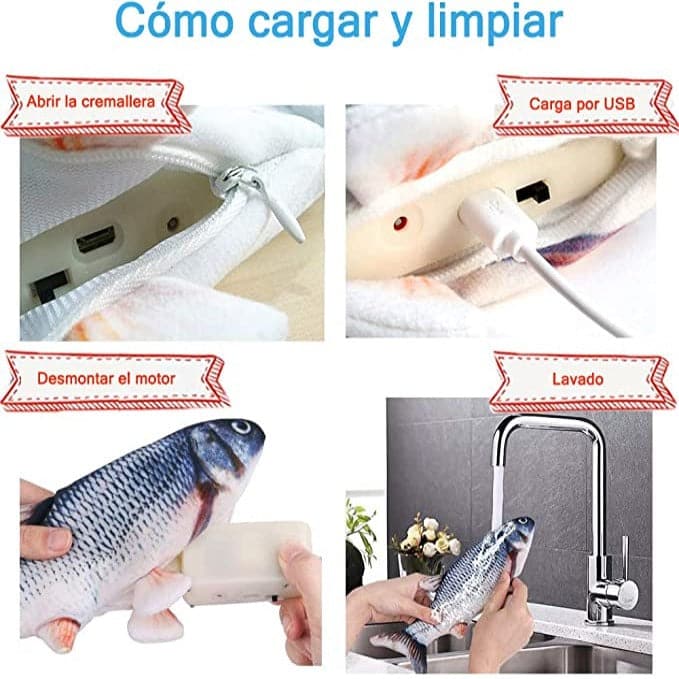 Pez Juguete Interactivo para Gatos