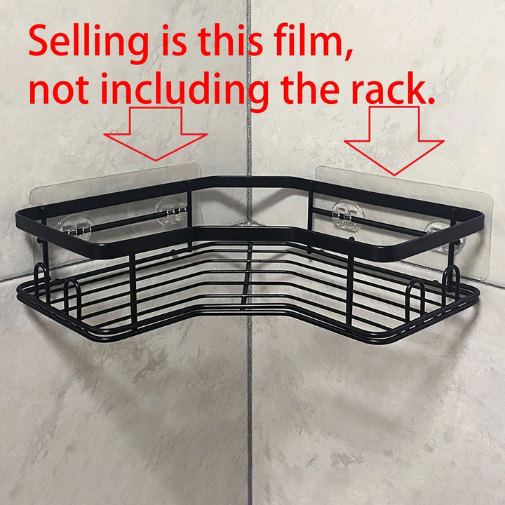 1pc Gancho de Parche Invisible, Colgador de Almacenamiento Fuerte para Baño, Gancho Adhesivo de Pared para Hogar con Alta Capacidad de Carga, Accesorios de Baño, 5.51 pulgadas * 2.36 pulgadas