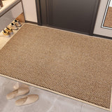 Alfombra de Puerta Suave y Absorbente - Fácil de Limpiar, Patrón Geométrico para Uso Interior/Exterior - Perfecta para Entradas, Dormitorios y Más, Tapetes para el Hogar