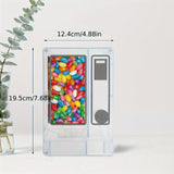 1 unidad, Dispensador Mini Retro de Caramelos - Perfecto para chicles, gominolas y snacks - Sin batería - Accesorio ideal para la cocina y un gran regalo para jóvenes