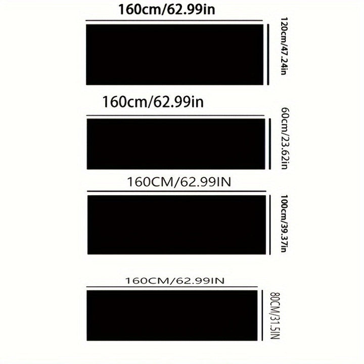 1 pieza de alfombrilla de colores mezclados/ti-dye/sólidos, material de poliéster tejido, hecha a máquina, diseño elegante rectangular, alfombras para el hogar.