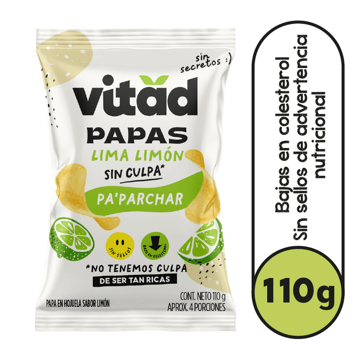 PAPAS VITAD 110G LIMON