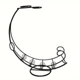 Soporte Elegante para Copas de Vino de Metal - Diseño al Revés para Decoración del Hogar, Perfecto para Almacenamiento en Cocina y Bar