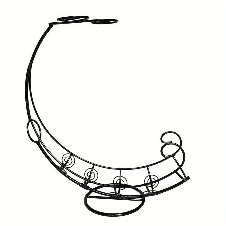 Soporte Elegante para Copas de Vino de Metal - Diseño al Revés para Decoración del Hogar, Perfecto para Almacenamiento en Cocina y Bar