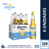 CERVEZA CORONA 6U 1980ML  CERO BOTELLA