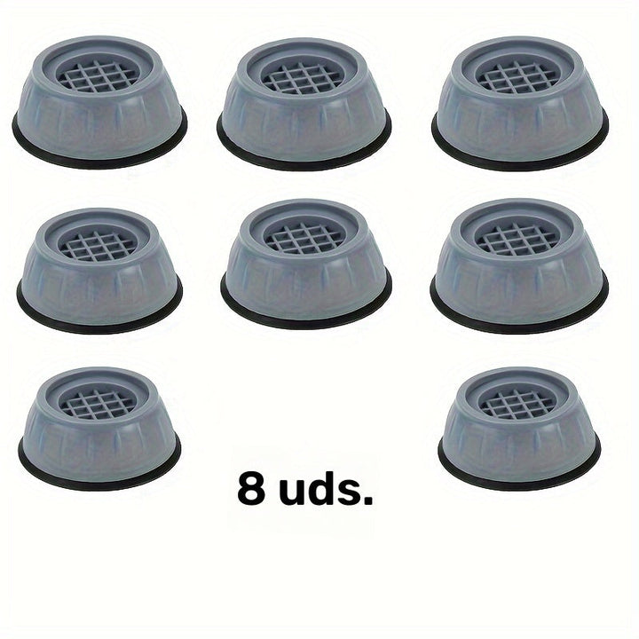 Juego de 4/8 alfombrillas antivibración para lavadora y secadora, base reductora de ruido, protección para el piso del cuarto de lavado, accesorios para lavadora