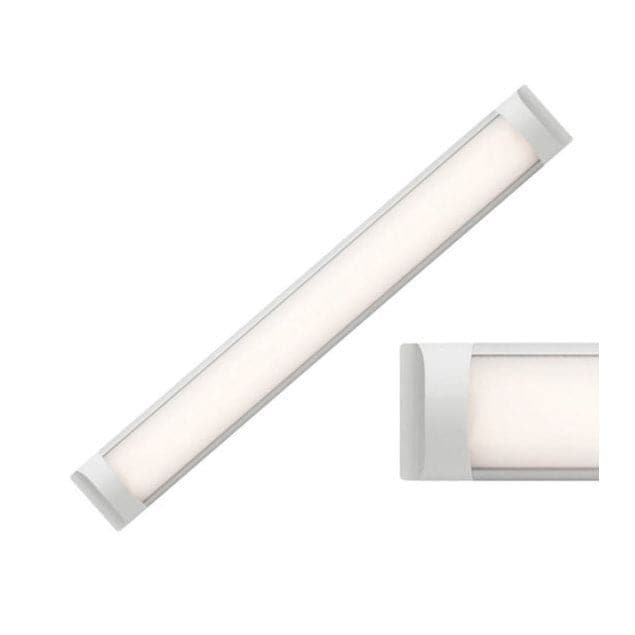 Tubo Led Regleta Led Plana 20w 60 Cm Luz Blanca Fria