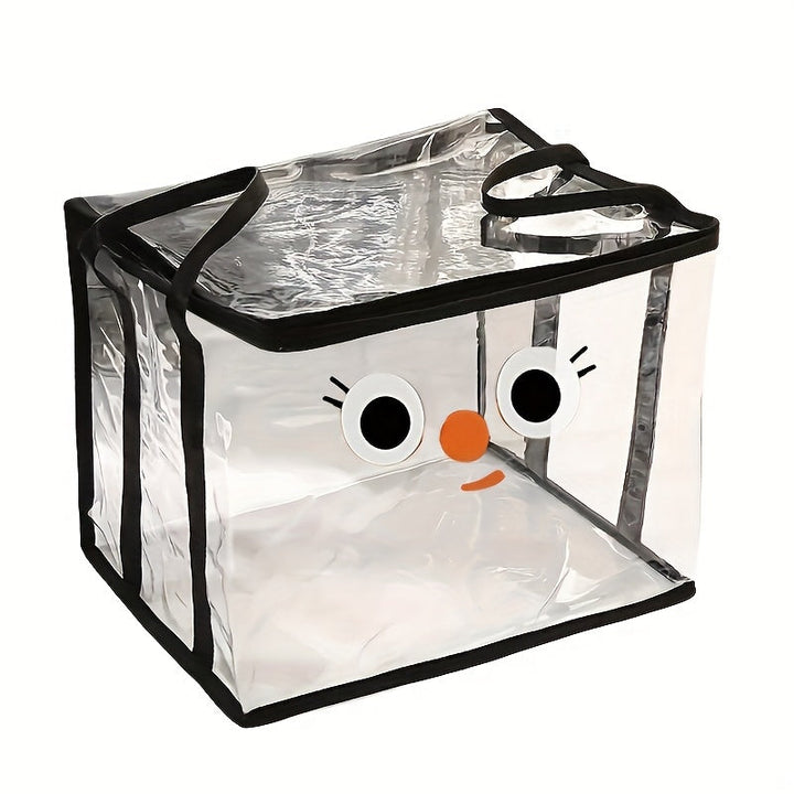 Caixa de Almacenamiento Plegable - Gran Capacidad, Plástico Duradero, Diseño Ahorra Espacio, Adecuada para Libros, Ropa, Juguetes, Muñecas, Cestos y Contenedores, para Organización del Hogar