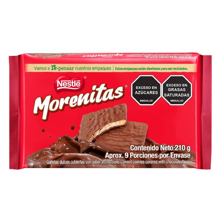 GALLETA MORENITAS 210G RECUBIERTA