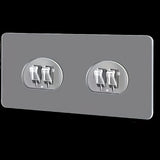 1pc Gancho de Parche Invisible, Colgador de Almacenamiento Fuerte para Baño, Gancho Adhesivo de Pared para Hogar con Alta Capacidad de Carga, Accesorios de Baño, 5.51 pulgadas * 2.36 pulgadas