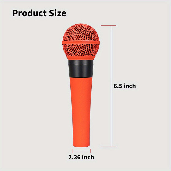 Micrófono Profesional con Capacidad USB y Soporte - Rojo/Dorado/Negro, Conector de 3.5mm, Diseño de Malla Metálica, Plug & Play para Karaoke, Transmisión en Vivo, Juegos, Videollamadas, Grabación En Vivo y Podcasting, Micrófono Mini