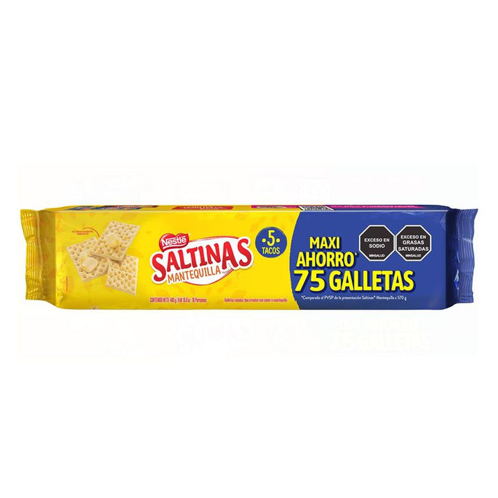 GALLETA SALTINAS 5U 480G MANTEQUILLA