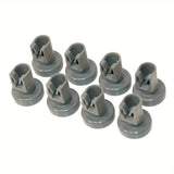 8/16 piezas de rodillos para cestas de lavavajillas, 4/8 ruedas de estantería superior y 4/8 ruedas de estantería inferior, compatibles con AEG, Favorit, Privileg, Eletrolux, Juno, Quelle, Zanussi, y repuestos para muchos más lavavajillas.