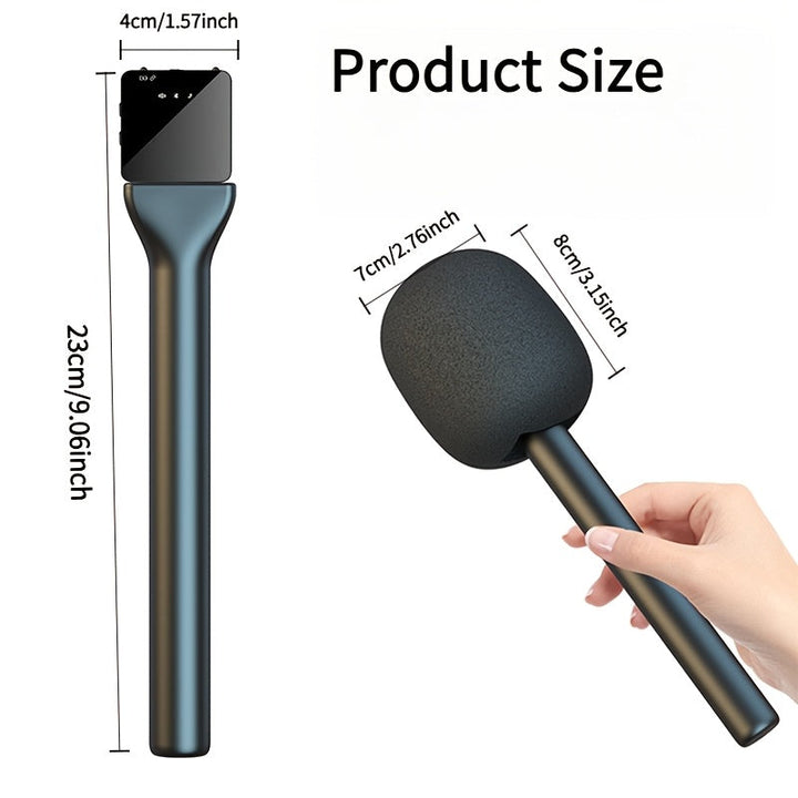 Fundas de Espuma Negra para Micrófono Rode Wireless Go II/PRO - Cojín Suave y Adaptador, Conector XLR, Sin Batería, Ideal para Entrevistas y Transmisiones en Vivo