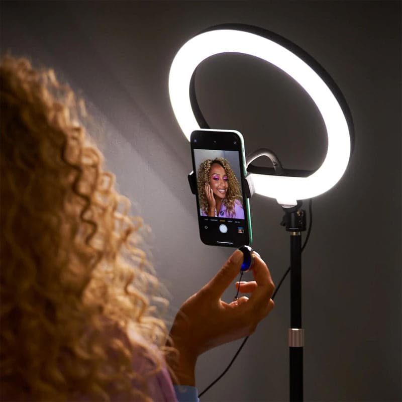 Ringlight Aro de Luz 26cm Con Soporte Para Celular + Tripode