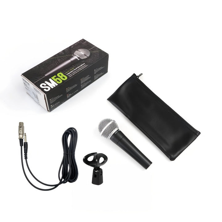 Microfono vocal en forma de corazón SM58, micrófono dinámico, microfono portátil para karaoke SM58S