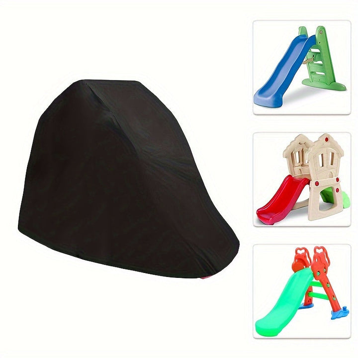 Cubierta de juego mini - Cubierta de juego al aire libre negra con cordón para tienda, tobogán y estructura de escalada, no necesita electricidad, cubierta de equipo de juego al aire libre | Cubierta de juego | Diseño de cierre seguro, cubierta de juego