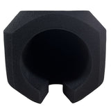 Escudo de protección para micrófono profesional - Absorbedor de sonido de espuma de alta densidad, cubierta de esponja a prueba de viento para estudio y grabación en vivo, reducción de ruido, negro, conector XLR, esenciales para cabinas de grabación, dis