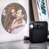 2 piezas/4 piezas de luz de bienvenida LED personalizada con fotos - Mensaje de amor personalizado, ideal para motocicletas y coches, sin batería, regalo perfecto para aniversarios, cumpleaños, amigos y familiares, accesorio de iluminación para coches, a