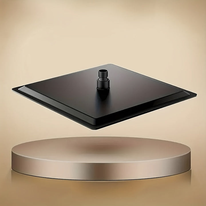 Rociador de Ducha Cuadrado de Acero Inoxidable con Filtro para Agua Dura - Montaje en Techo Mate, Tamaños 20.32/25.4/30.48 cm, Sin Necesidad de Electricidad para Baño de RV y Actualización Moderna