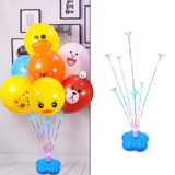 Base Globos + Luces Micro Led + 7 Tubos para Globos RF X LUZ