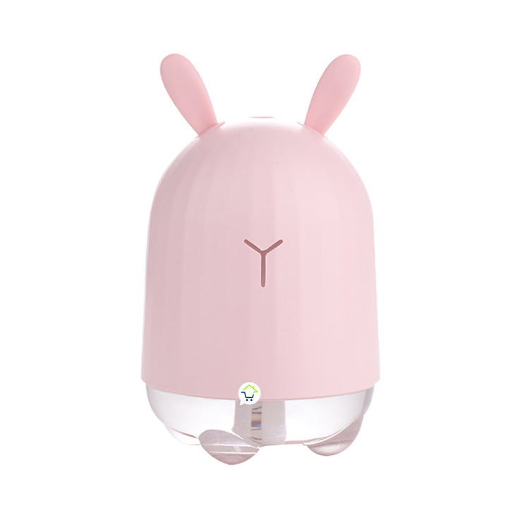 Humidificador Aromatizador Lámpara LED Conejo Difusor Aroma H001