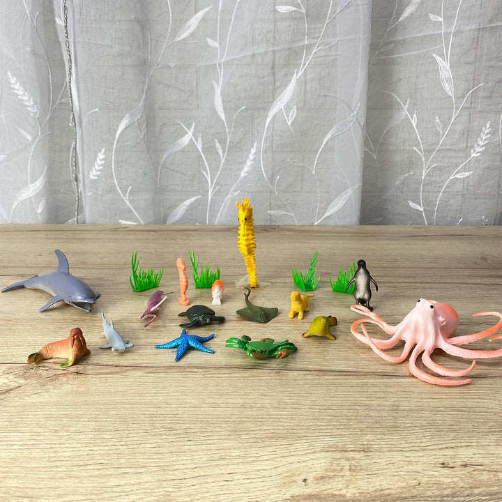 Animales Acuáticos de Juguete x19 Niños 2887-9
