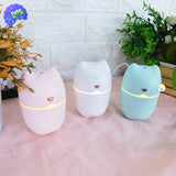 Mini Humidificador USB Gato Luz LED Difusor A6
