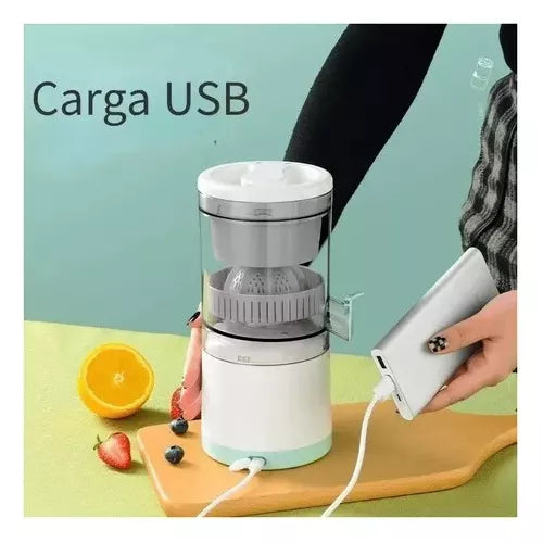 Exprimidor Saca Jugos Naranja Automatico Recargable Portatil