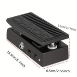 GOKKO GK-64 Mini Wah Pedal - Un pequeño pedal de Wah y volumen con conmutación de verdadero bypass, luces LED dobles y una construcción robusta.