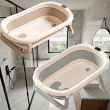 Bañera plegable y set de lavado - Ahorra espacio, alta capacidad de carga, diseño deformable para fácil almacenamiento, ideal para experiencia SPA en casa, set de experiencia spa | Baño minimalista | Material fácil de limpiar, accesorios para baño