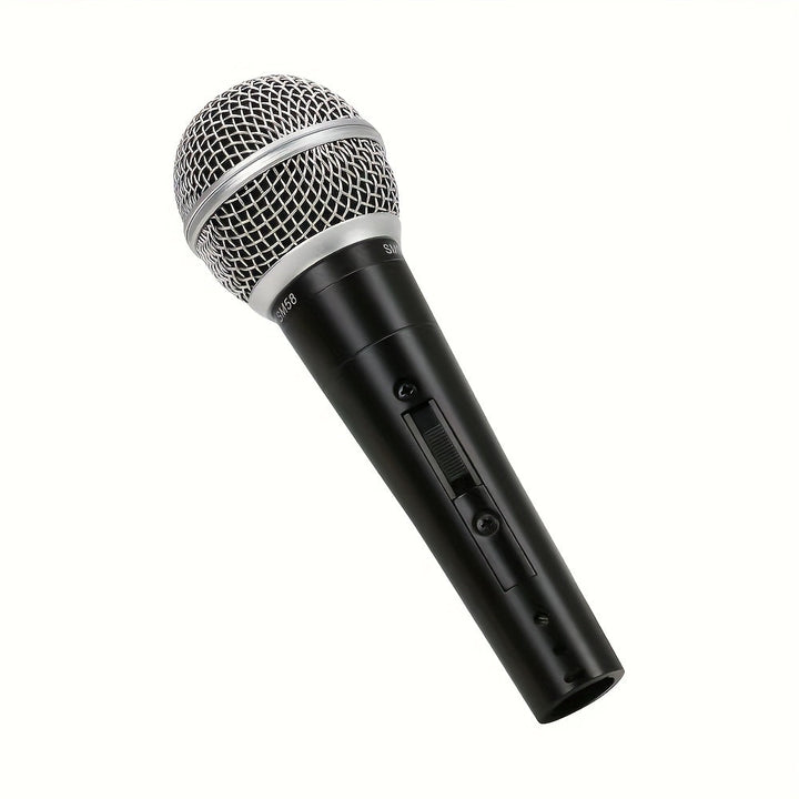 Microfono Dinámico SM58 Profesional - Construcción Robusta, Rejilla de Reducción de Ruido, Compatible con USB (Sin Necesidad de Pilas) - Ideal para Conciertos en Vivo, Karaoke, Podcasts, Iglesias y Estudios Caseros - Perfecto para Profesionales y Princip