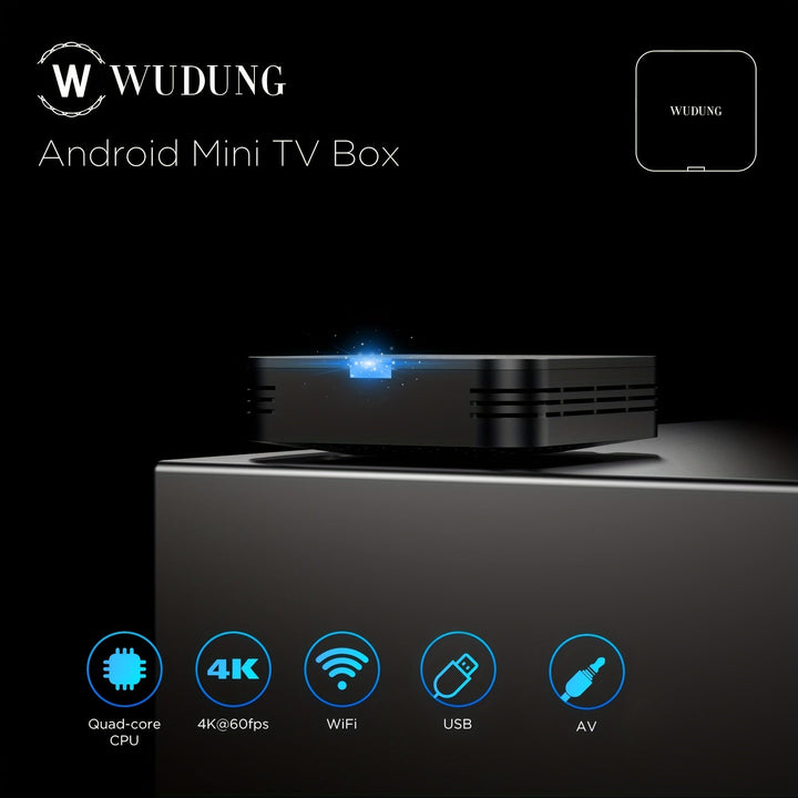 Caja de TV WUDUNG W01, Android 10, chipset Allwinner H313