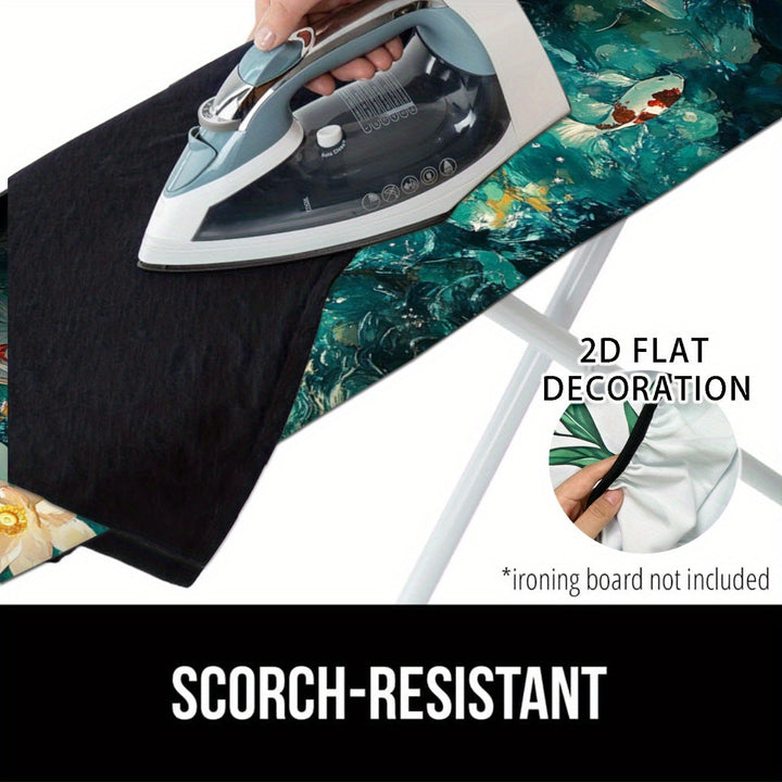 Fundas para Tabla de Planchar – Acolchado Resistente al Calor, Borde Elástico, Funda Robusta para Tablas Estándar Lavable a Máquina – 1pc (tabla no incluida)