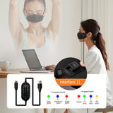 Máscara Calefactora para la Nariz con Alimentación USB y 3 Modos de Temperatura (Alta/Media/Baja), Luz Roja Relajante, Diseño Unisex – Batería y Adaptador No Incluidos