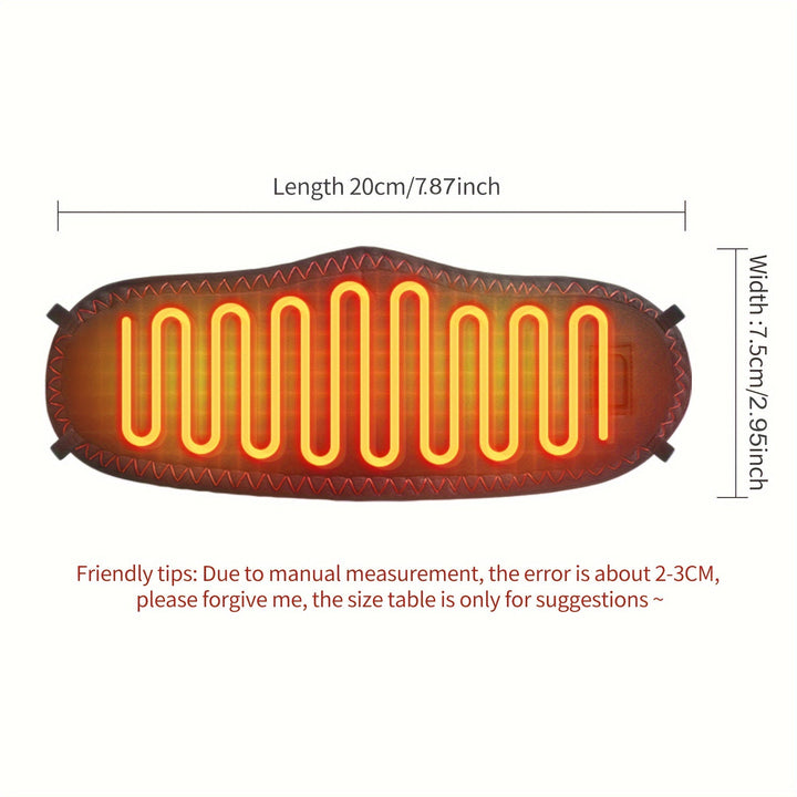 Máscara Calefactora para la Nariz con Alimentación USB y 3 Modos de Temperatura (Alta/Media/Baja), Luz Roja Relajante, Diseño Unisex – Batería y Adaptador No Incluidos