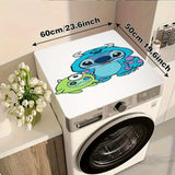 1 pieza, tapa superior de lavadora, goma, "Stitch y Mike Wazowski", alfombras decorativas para uso diario