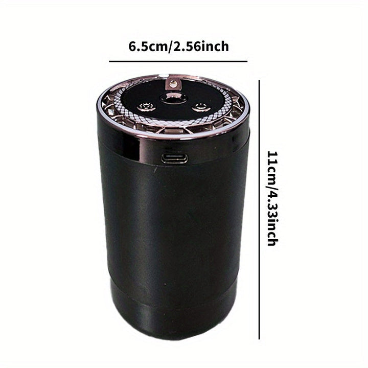 Máquina de Aromaterapia Inteligente, con Tres Modos, Sensor Táctil, Anillo Luminoso LED Colorido, Batería de Litio Recargable, Carga USB, Fuente de Aceite Esencial/Fragancia de Perfume, Incluye Juego de 1/3 Botellas de Perfume, Adecuado para Hogar, Ofici