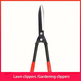 1pc Tijeras de Jardinería de Alta Calidad, Cortahierros para Césped y Arbustos con Mango Largo, Tijeras de Poda para Ramas Altas y Hierba
